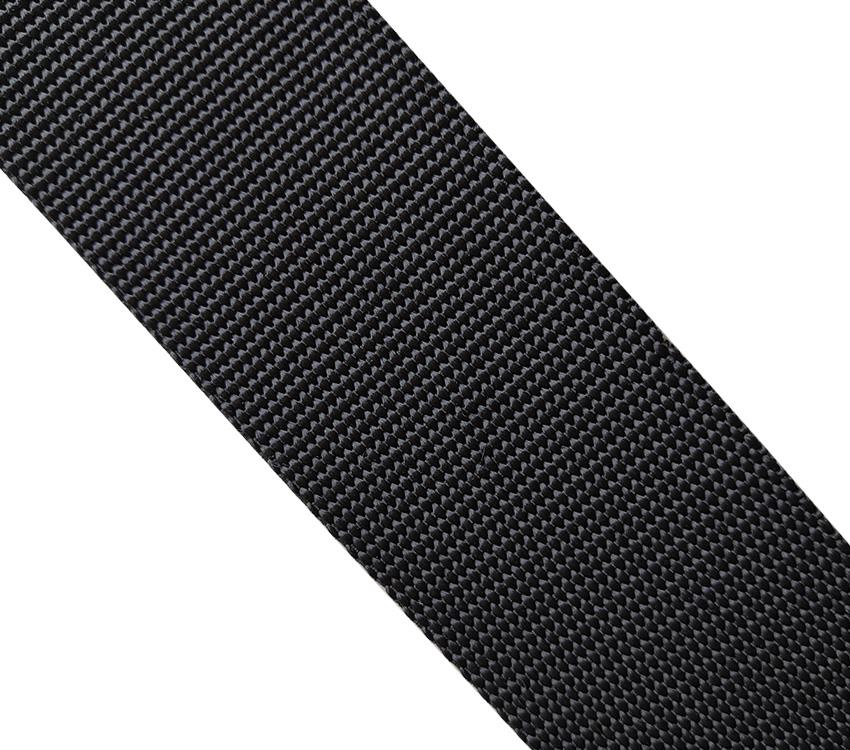dub polyester webbing black polyester webbing
