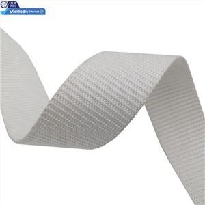 Kev cai nyuaj dua Dawb Polyester Webbing