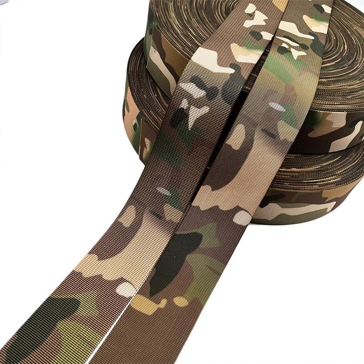 Tactical Camo Printed Webbing for Belts & Gear